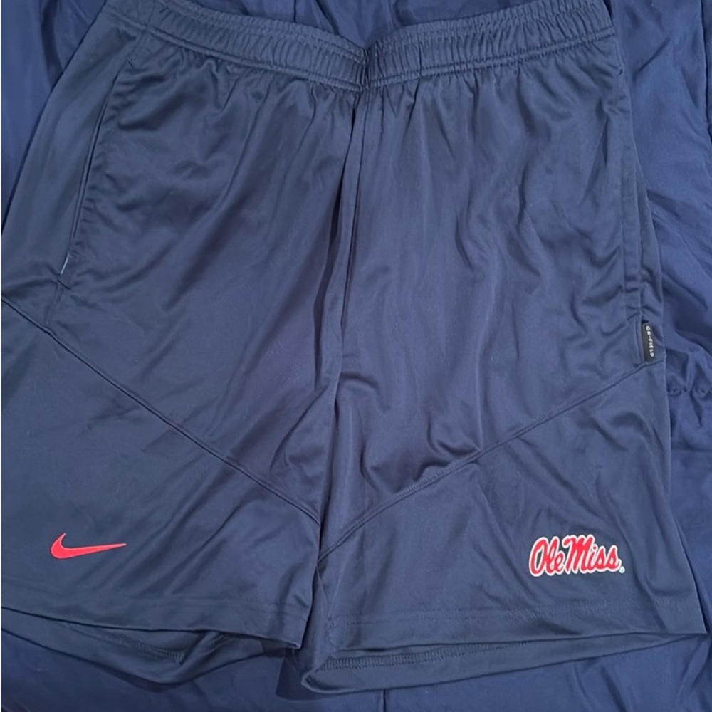 Nike Men's Dark Blue Ole Miss Athletic Shorts